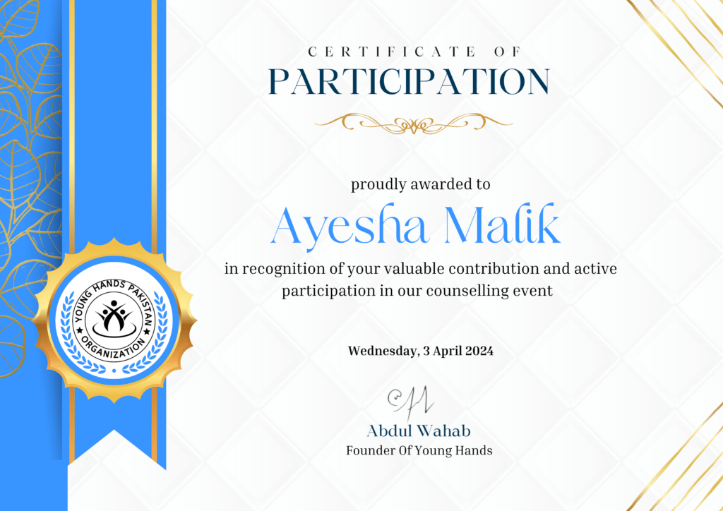certificate of appericiation